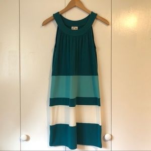3/$15 Halter Colorblock Dress - S